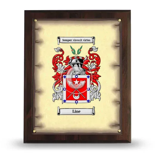 Line Coat of Arms Plaque