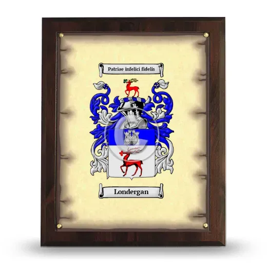 Londergan Coat of Arms Plaque