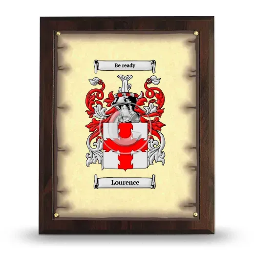 Lourence Coat of Arms Plaque