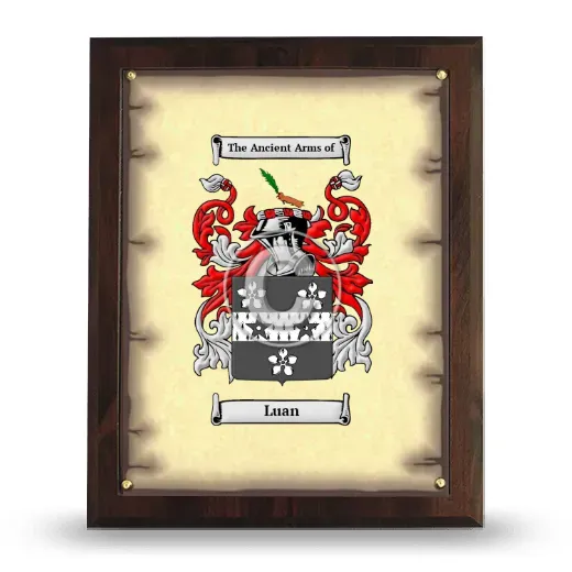Luan Coat of Arms Plaque