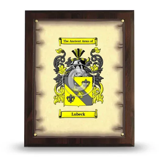 Lubeck Coat of Arms Plaque