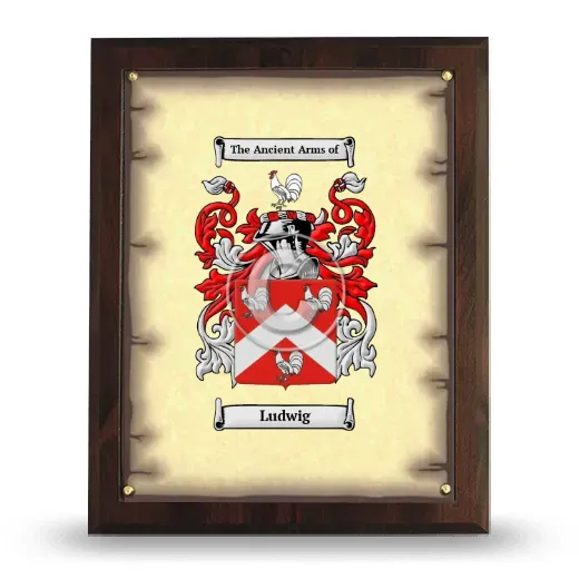 Ludwig Coat of Arms Plaque