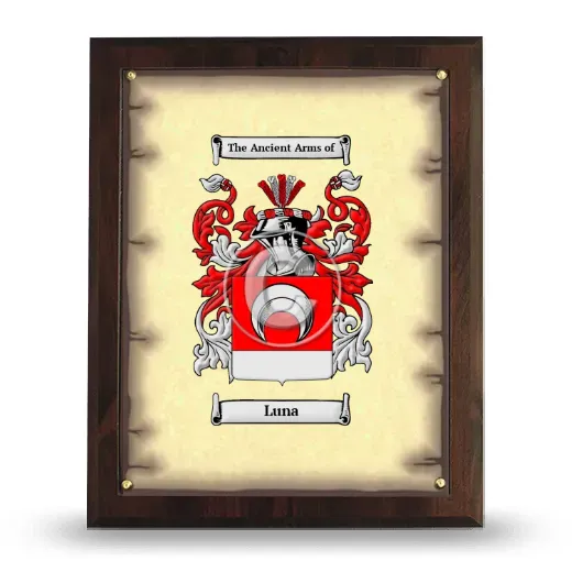 Luna Coat of Arms Plaque