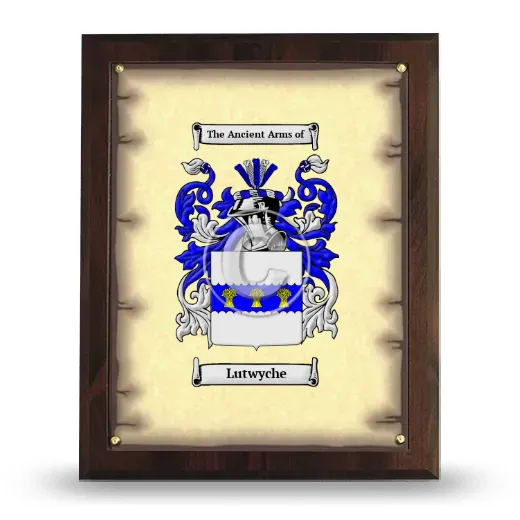 Lutwyche Coat of Arms Plaque