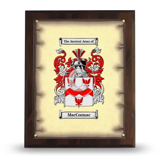 MacCormac Coat of Arms Plaque