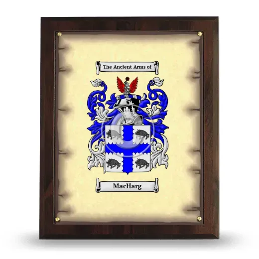 MacHarg Coat of Arms Plaque