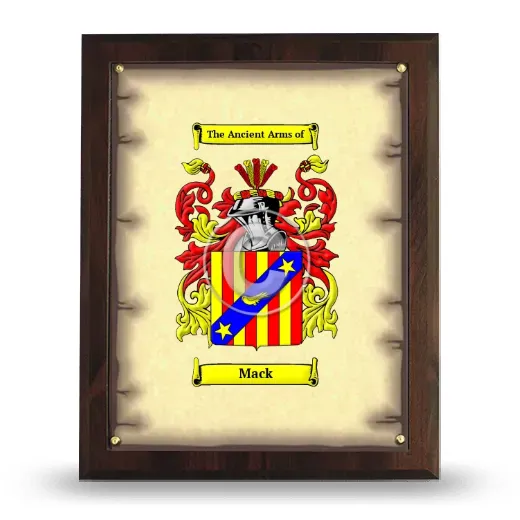 Mack Coat of Arms Plaque