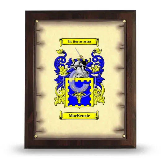 MacKenzie Coat of Arms Plaque