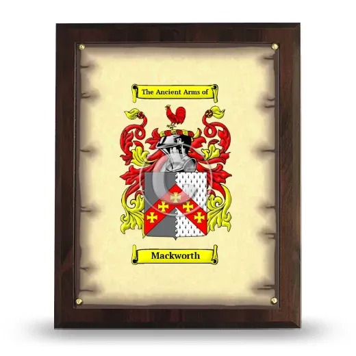 Mackworth Coat of Arms Plaque