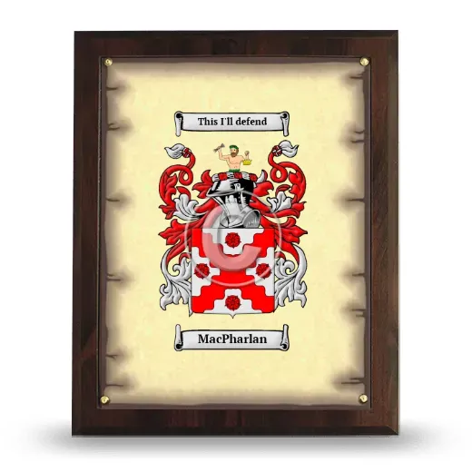 MacPharlan Coat of Arms Plaque