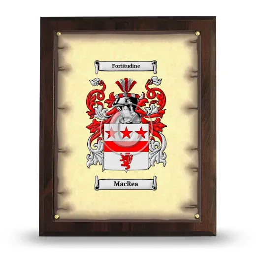 MacRea Coat of Arms Plaque