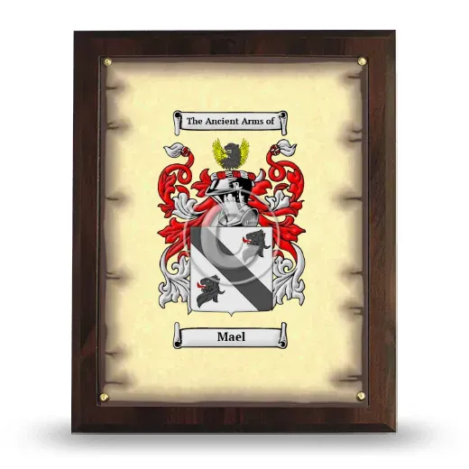Mael Coat of Arms Plaque