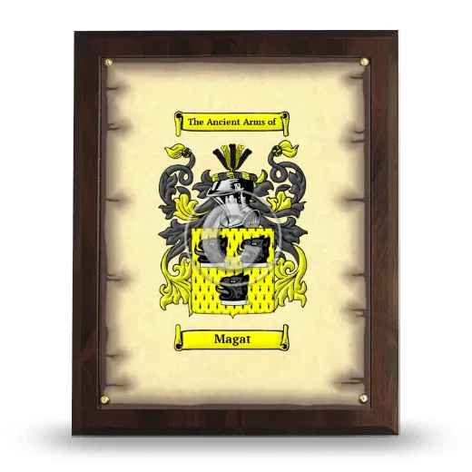 Magat Coat of Arms Plaque