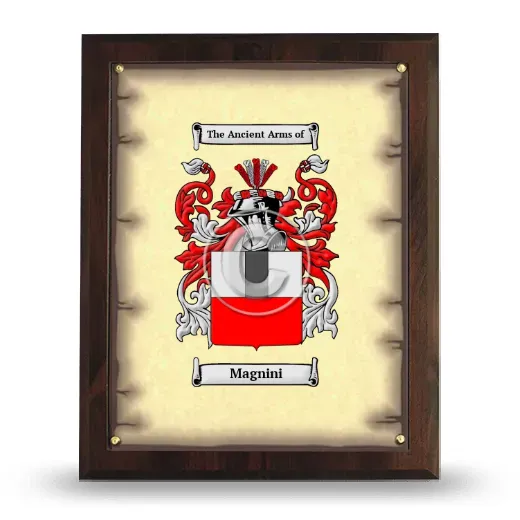 Magnini Coat of Arms Plaque
