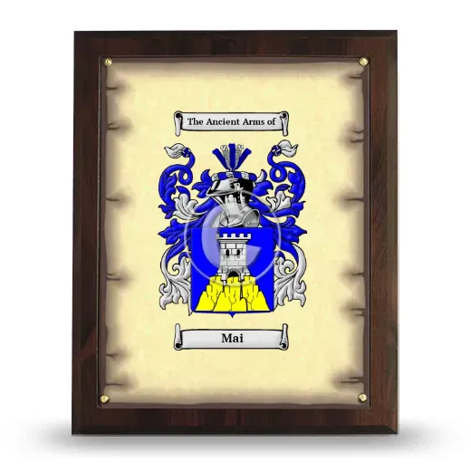 Mai Coat of Arms Plaque