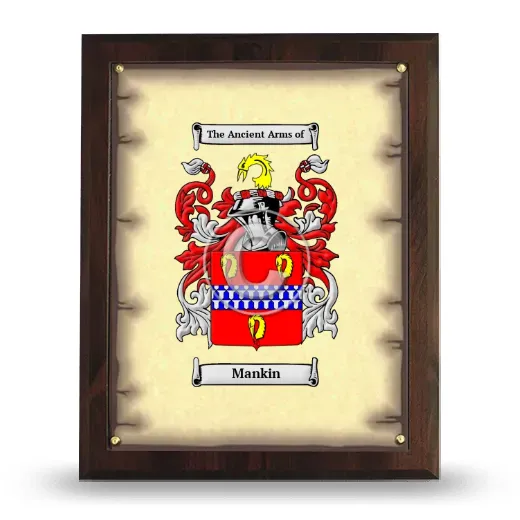 Mankin Coat of Arms Plaque