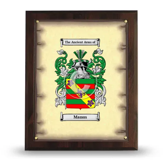 Manus Coat of Arms Plaque