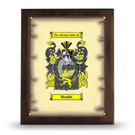 Marble Coat of Arms Plaque
