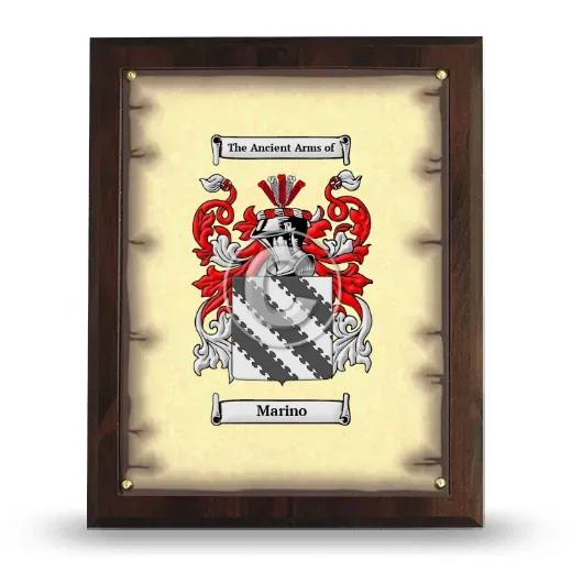 Marino Coat of Arms Plaque