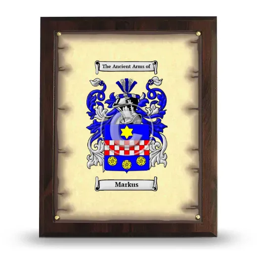 Markus Coat of Arms Plaque