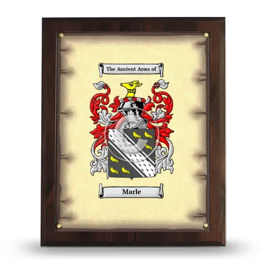Marle Coat of Arms Plaque