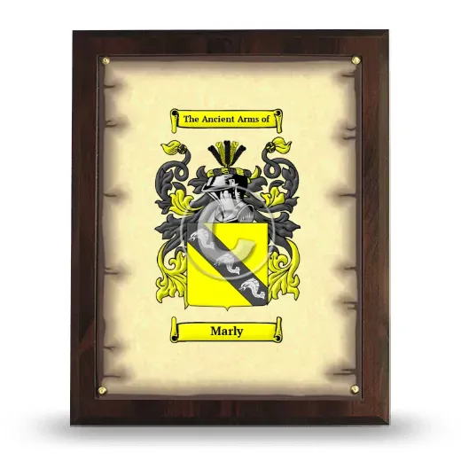 Marly Coat of Arms Plaque