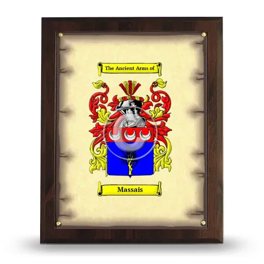 Massais Coat of Arms Plaque