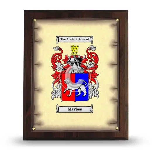 Maybee Coat of Arms Plaque