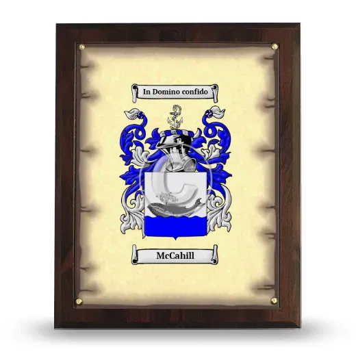 McCahill Coat of Arms Plaque