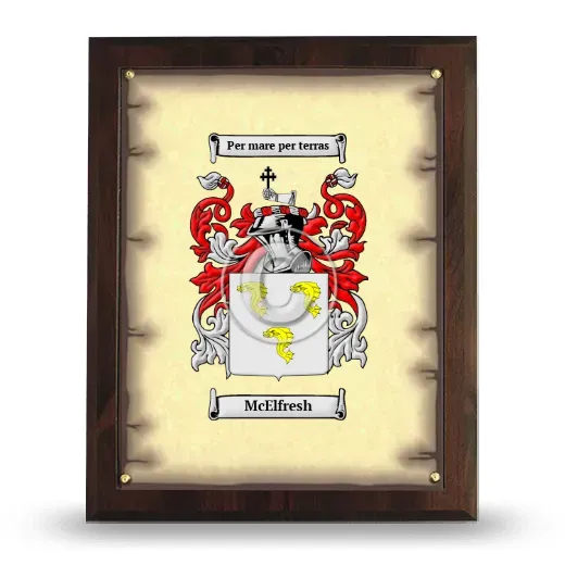 McElfresh Coat of Arms Plaque