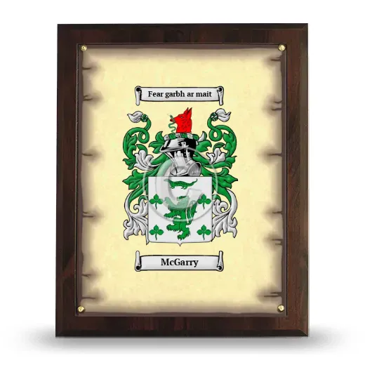 McGarry Coat of Arms Plaque
