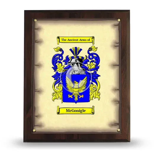 McGonigle Coat of Arms Plaque