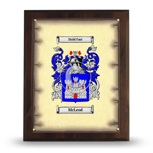 McLeod Coat of Arms Plaque