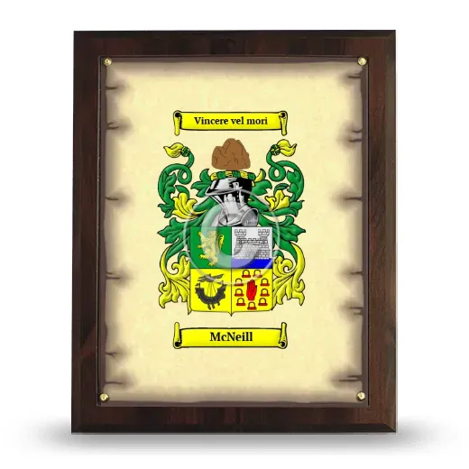 McNeill Coat of Arms Plaque