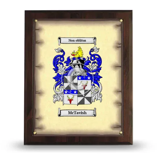 McTavish Coat of Arms Plaque