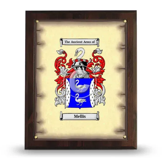 Mellis Coat of Arms Plaque