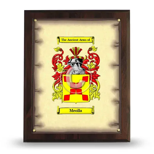 Meolla Coat of Arms Plaque