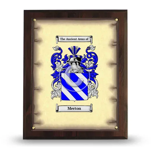 Merton Coat of Arms Plaque