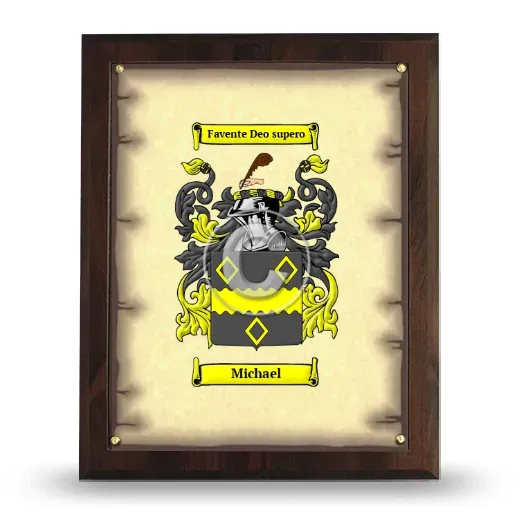 Michael Coat of Arms Plaque