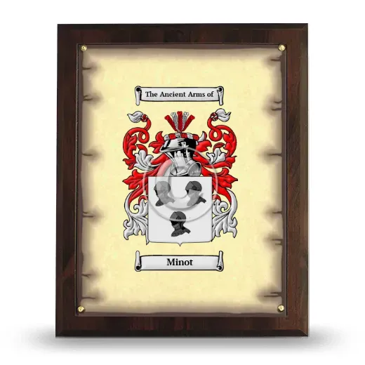 Minot Coat of Arms Plaque