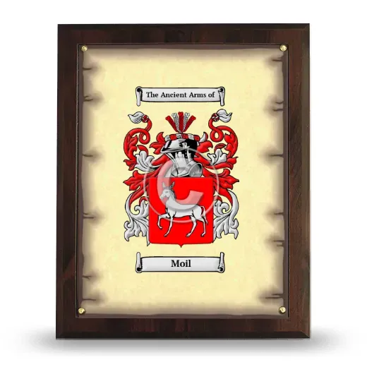 Moil Coat of Arms Plaque