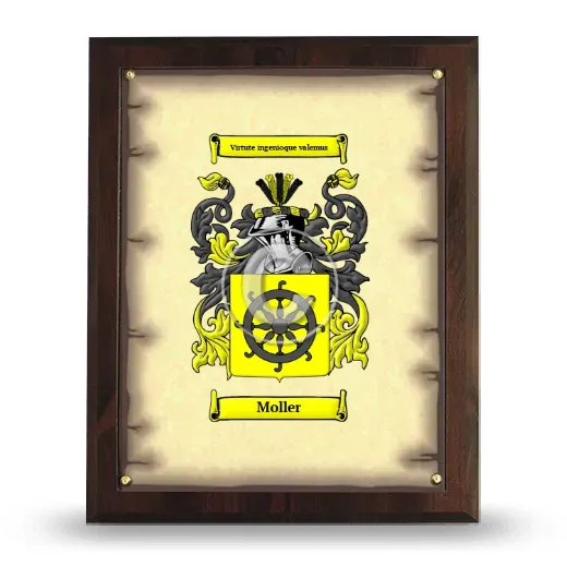 Moller Coat of Arms Plaque