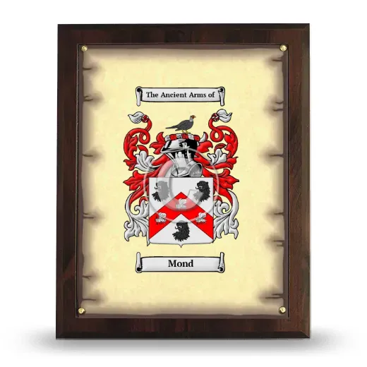 Mond Coat of Arms Plaque