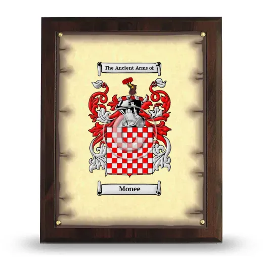 Monee Coat of Arms Plaque