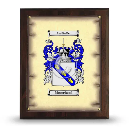 Moorehead Coat of Arms Plaque