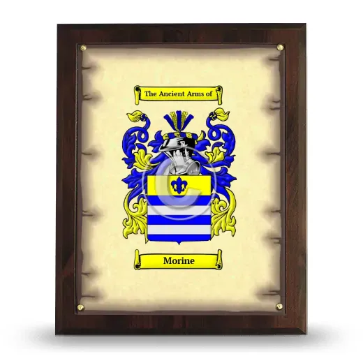 Morine Coat of Arms Plaque