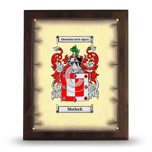Morlock Coat of Arms Plaque