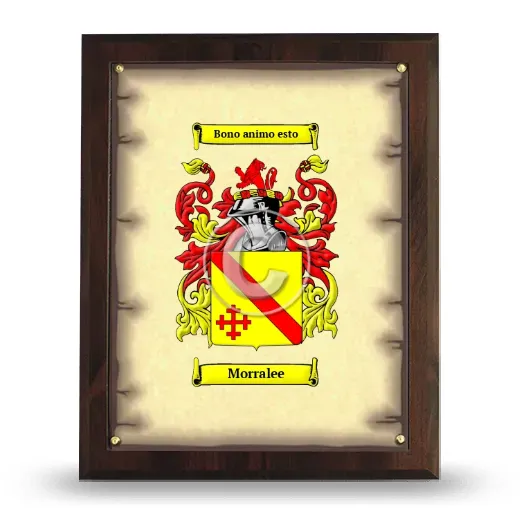Morralee Coat of Arms Plaque