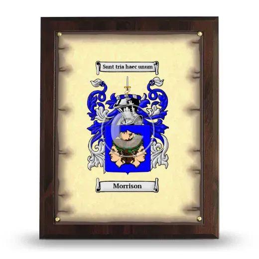 Morrison Coat of Arms Plaque