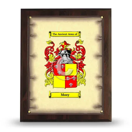 Mosy Coat of Arms Plaque